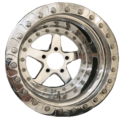 15" 3-PC 5 Lug Wheels
