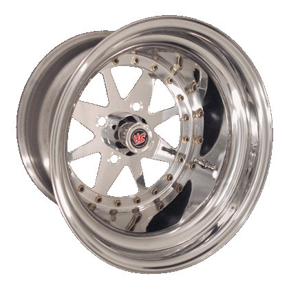 15" 4 Lug 3-PC Wheels