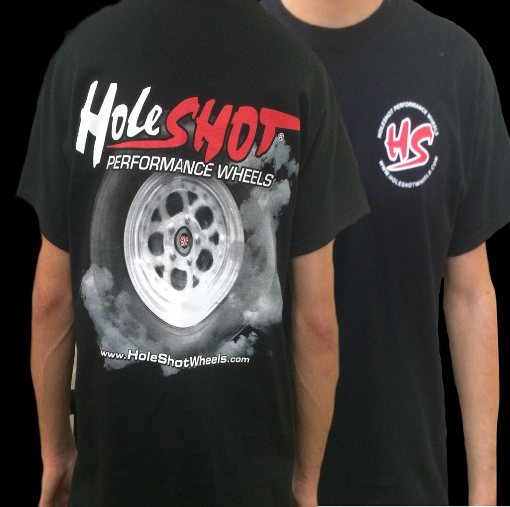 Holeshot Burnout T-shirt - Black – Holeshot Wheels