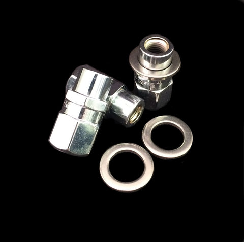 12mm x 1.5, 1/2" Shank Open-Ended Lug Nut w/ washer