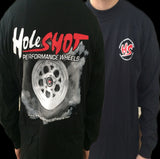 Holeshot Burnout Long Sleeve T-shirt - Black