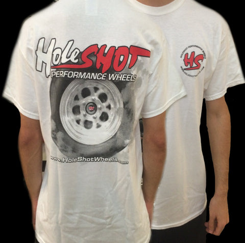 Holeshot Burnout T-shirt - White