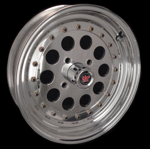 15" Holepro 4 Lug 3-PC Wheel